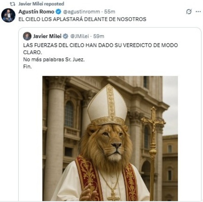 Milei y su obsesión por apropiarse de lo que no le pertenece 