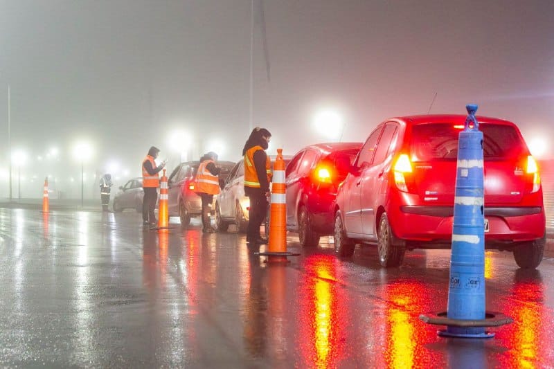 600 multas por diferentes infracciones en el último mes en Río Grande.