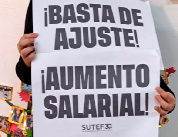 Nuevo paro provincial de docentes por 24 horas