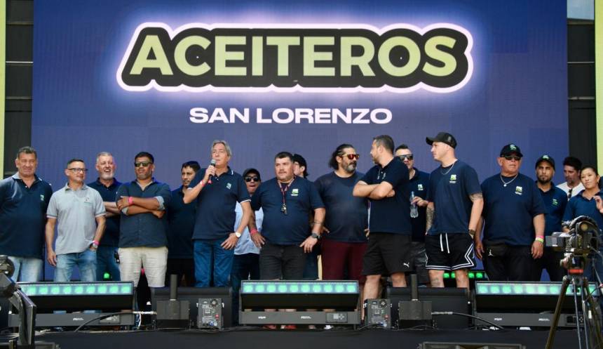 Aceiteros de San Lorenzo: Succi lanzó su candidatura y advirtió que «si al sindicato lo manejan las empresas, se termina el salario aceitero».