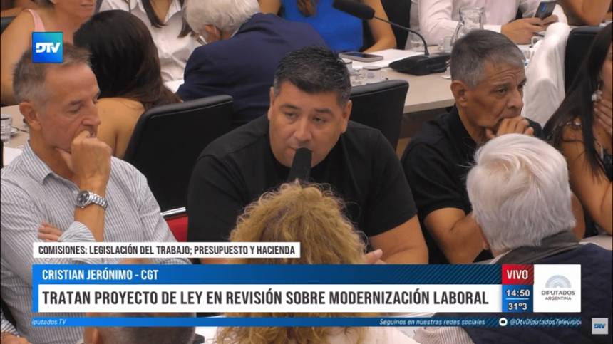  La CGT rechazó la reforma laboral en Diputados y fogonea el paro general: «Mañana comienza la resistencia y la lucha»