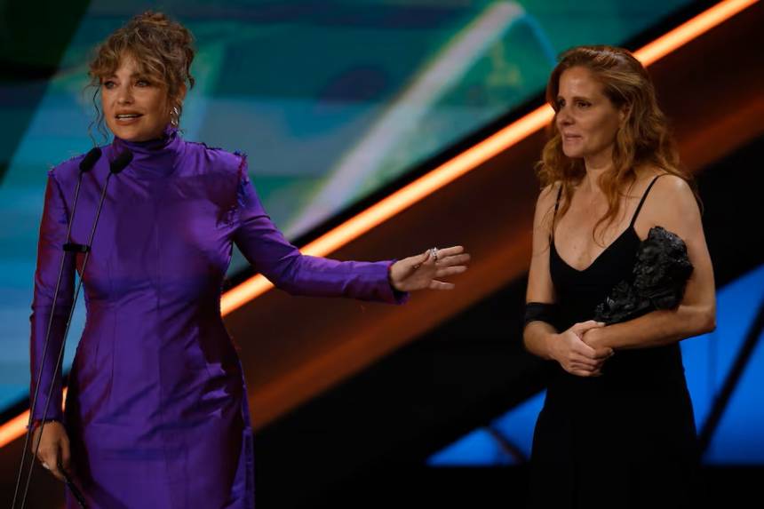  Fuerte discurso de Dolores Fonzi «Belén» ganó el Goya a la película iberoamericana