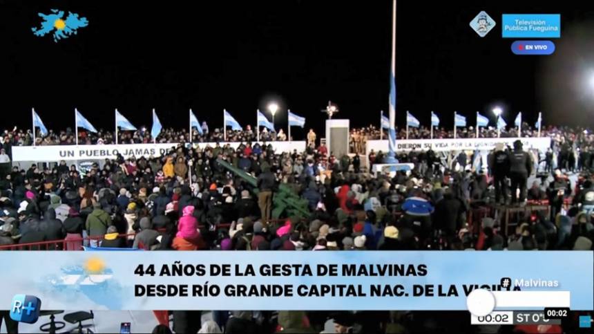 Vigilia de Malvinas en Río Grande: El sacrificio de un pueblo bajo el frío extremo