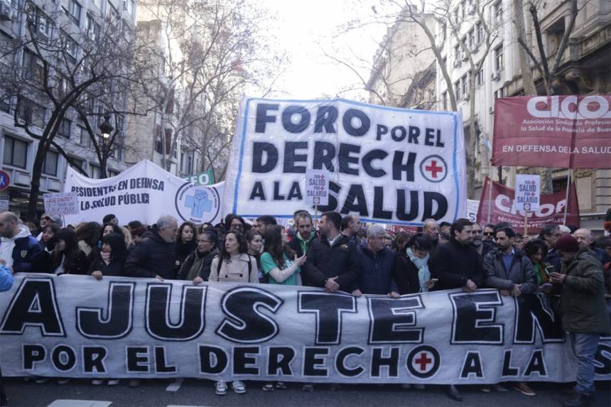 Marcha Federal por la Salud: el ajuste de Milei desata una crisis que ya golpea hospitales en todo el país