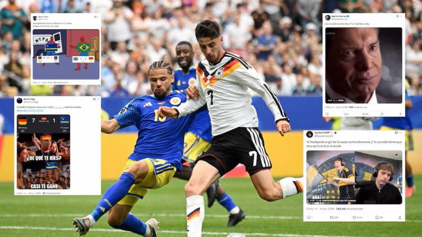 Los mejores memes tras la goleada de Alemania sobre Curazao en el Mundial: de los fallidos en el prode al recuerdo de Brasil