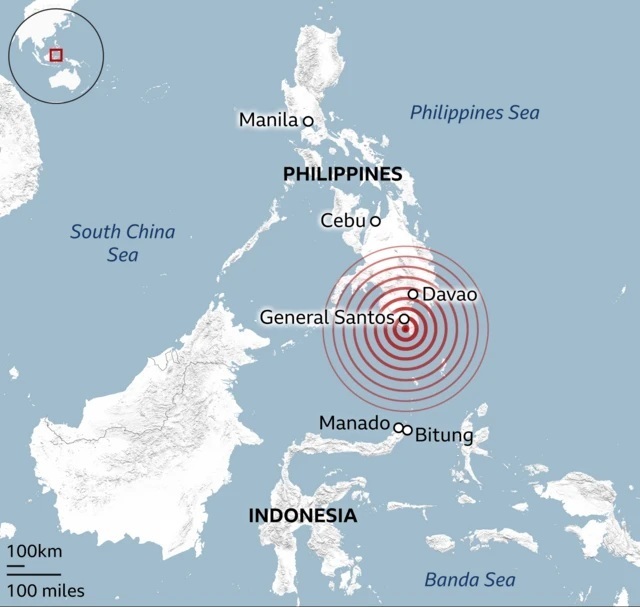 Terremoto de 7.8 en Filipinas: colapso edilicio en Mindanao deja decenas de muertos en el inicio escolar