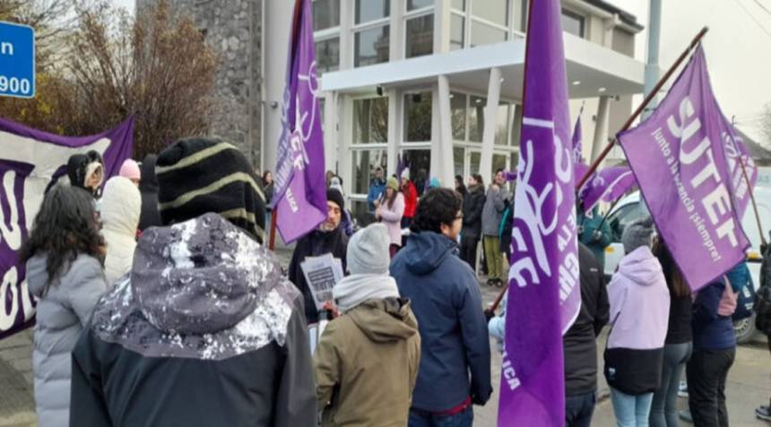 SUTEF adhiere al paro nacional de este jueves y se moviliza en las tres ciudades