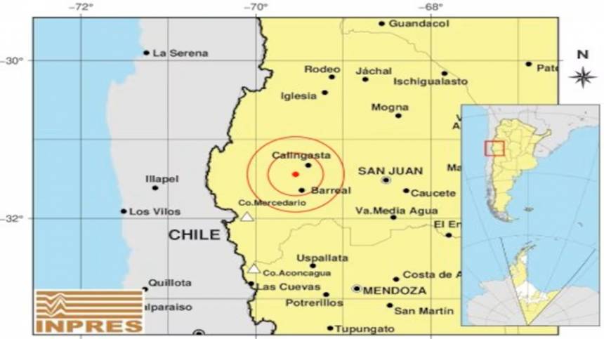  Un sismo de 4,9 grados sacudió San Juan durante la madrugada y se sintió en Mendoza