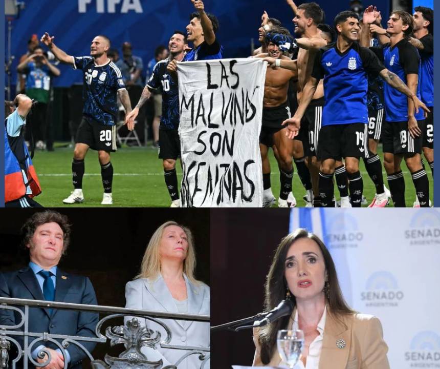 Cruces en el oficialismo tras la bandera de Malvinas exhibida por la Selección y el triunfo ante Inglaterra