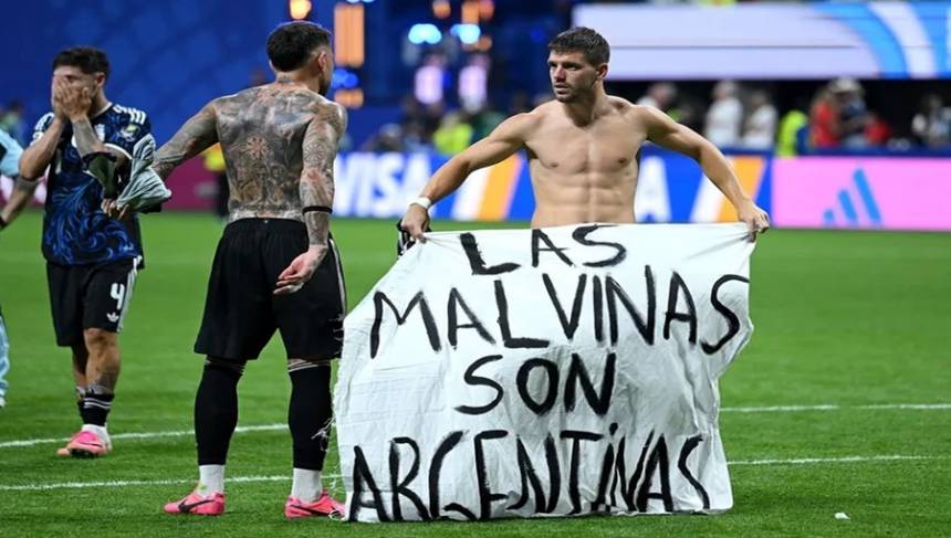 Polémica por Malvinas en el Argentina vs Inglaterra: Banderas prohibidas y el festejo final