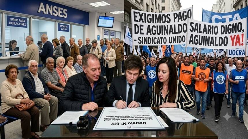 La letra chica que achica el sueldo: el Decreto 612 toca el aguinaldo, las indemnizaciones y los fondos de la ANSES