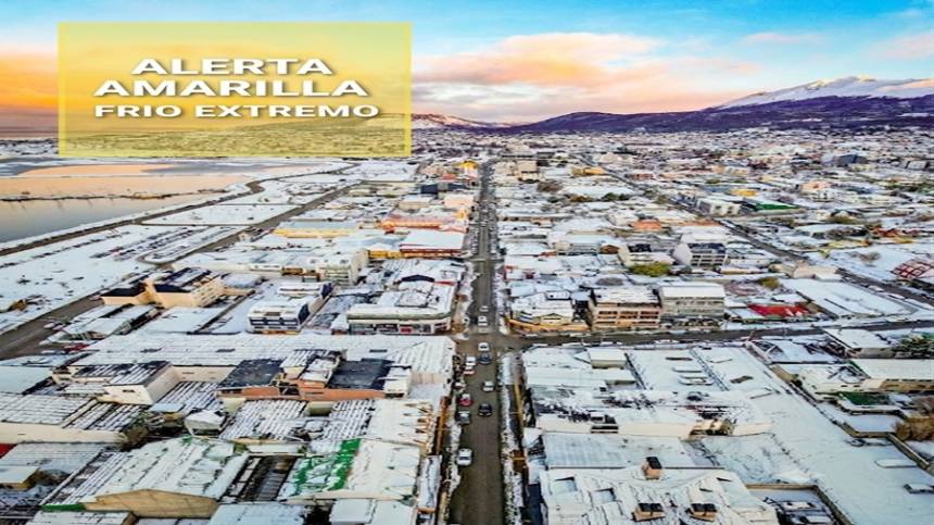 Defensa Civil,emite recomendaciones  ante la alerta amarilla por temperaturas extremadamente bajas