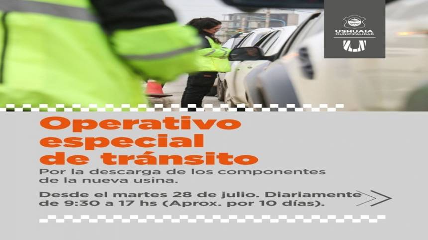 La Municipalidad de Ushuaia colaborará con la logística para el traslado de los equipos de la Nueva Usina