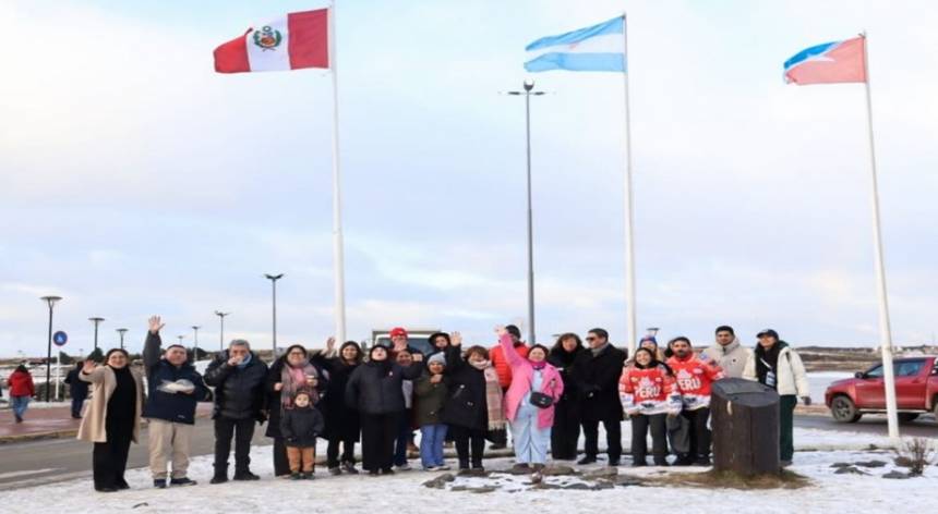 Ushuaia conmemoró el 205° Aniversario de la Independencia del Perú con énfasis en la memoria sobre Malvinas