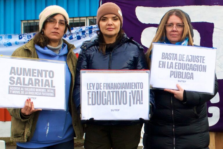  SUTEF rechazó la oferta y sigue el paro docente en Tierra del Fuego