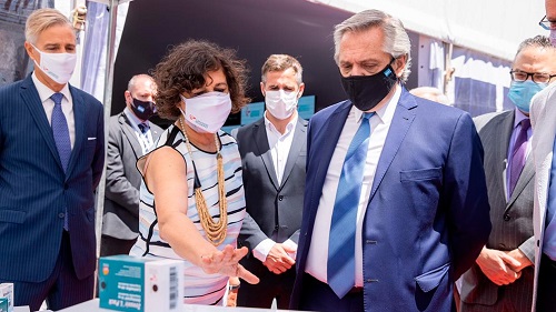 En el momento en que se anunció el memorando de entendimiento entre el RDIF y -en febrero pasado-, el presidente Alberto Fernández destacó el acuerdo.