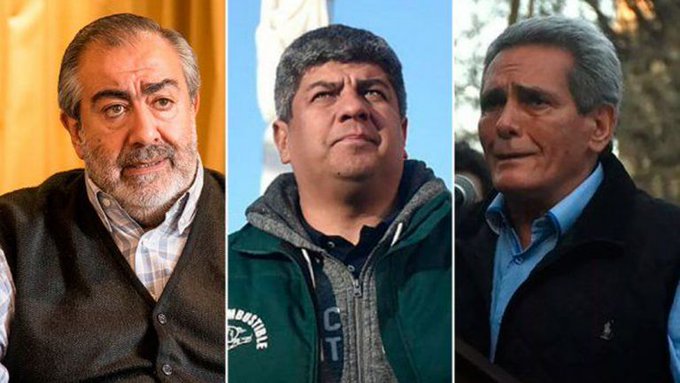 La CGT consagró al triunvirato, Héctor Daer, Carlos Acuña y Pablo Moyano