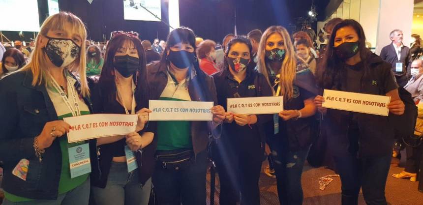 Histórico momento se vivió en el congreso Nacional de CGT, cuando se aprobó la reforma de su estatuto para incorporar a mujeres al Consejo Directivo