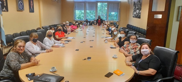 Tras la reforma del estatuto, las mujeres del Consejo Directivo de la CGT coparon Azopardo