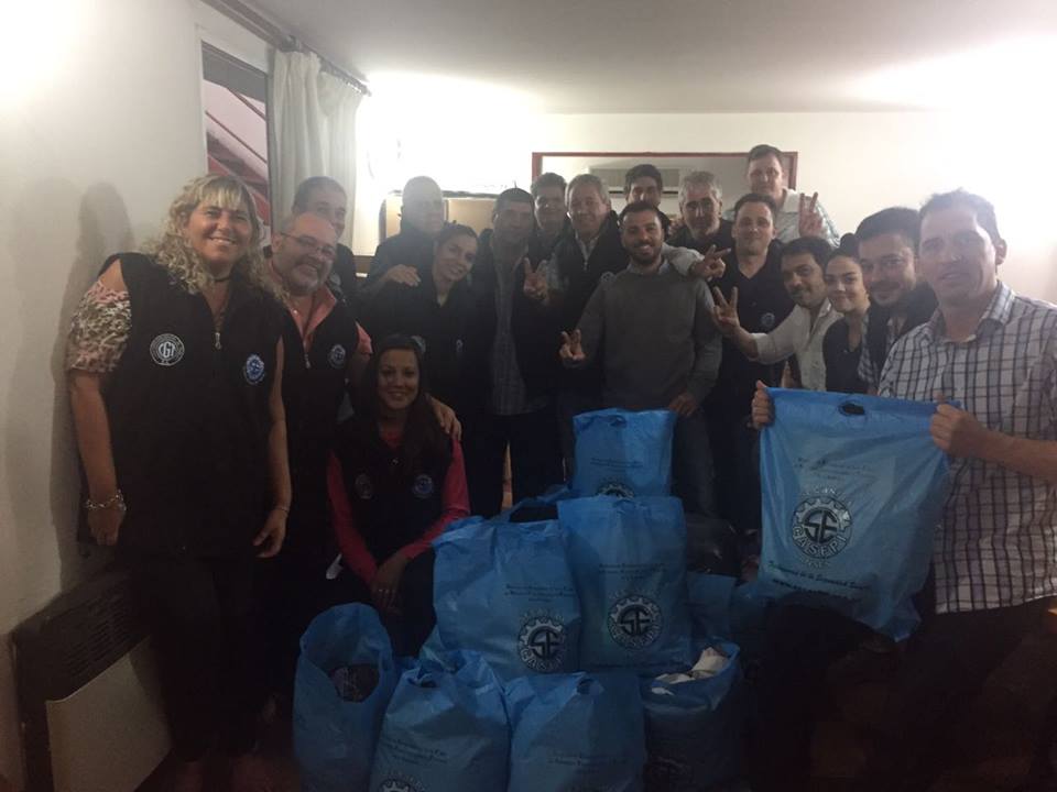 Todo lo recolectado en Capital y Gran Buenos fue entregado a la Casa del Chubut 