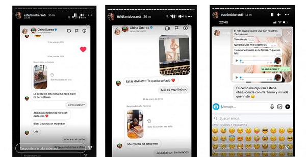 Se descubrieron los supuestos chats entre Wanda Nara y La 