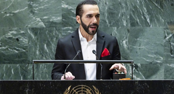 Bukele afirmó ante la ONU que su gobierno sufrió 
