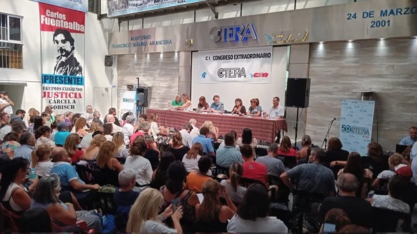 Conflicto docente: CTERA anunció un paro nacional con movilización para el lunes