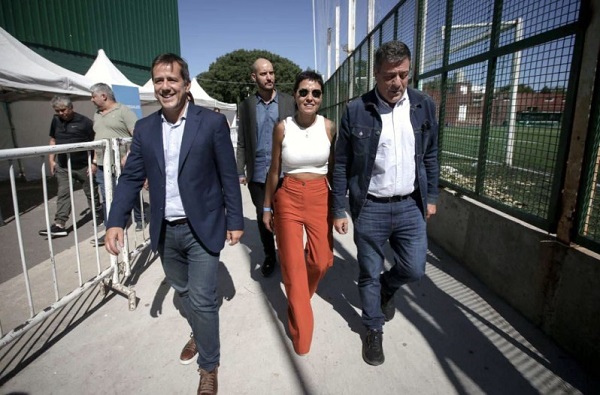  Mariano Recalde, Mayra Mendoza y Gabriel Mariotto.