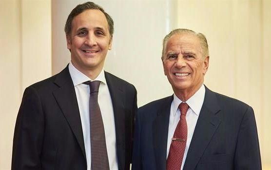 Bridas y BP acordaron integrar PAE y Axion Energy. De izquierda a derecha: Marcos Bulgheroni y Alejandro P. Bulgheroni