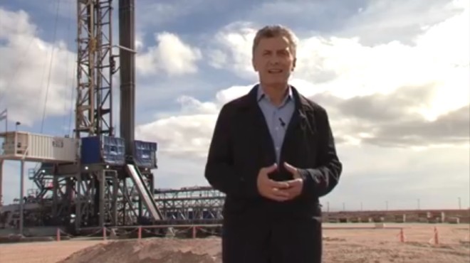 Video: Macri desde Vaca Muerta habló de las tarifas y pidió a los usuarios que ahorren