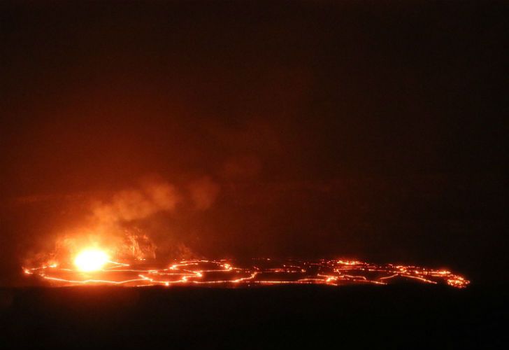  Las fotos de los ríos de lava en Hawái. Foto:Servicio Geológico de EE.UU.