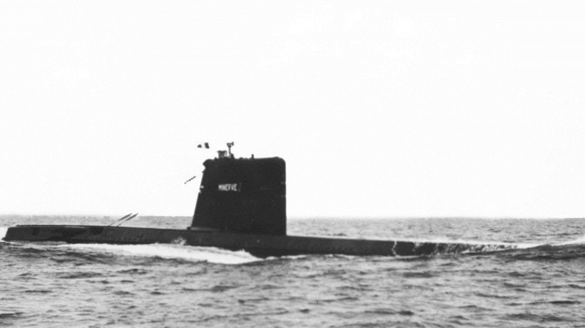 El submarino La Minerve desapareció en 1968 frente al puerto de Tolón