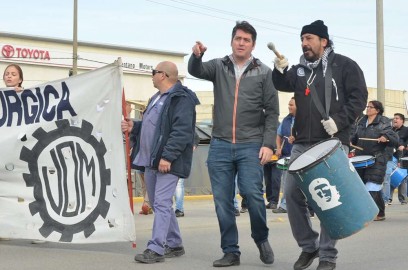 Por las calles riograndenses en defensa de la ley 19640, la industria nacional, los puestos de trabajo y la soberanía nacional 
